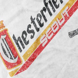 vintage chesterfield scout factory t shirt detail