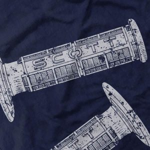 vintage scott usa grips t shirt french navy white knockout detail