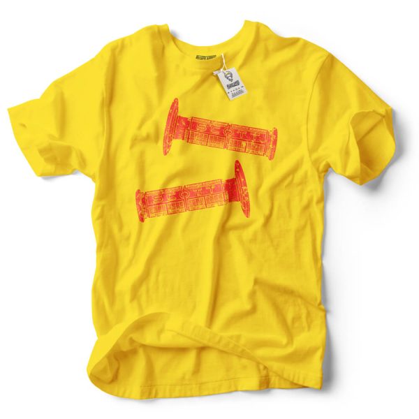 scott usa grips on yellow shirt