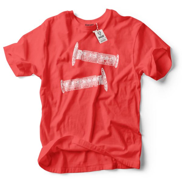 scott usa grips white on red shirt