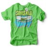 sinisalo racing blue on green shirt