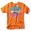 sinisalo racing pink on orange shirt