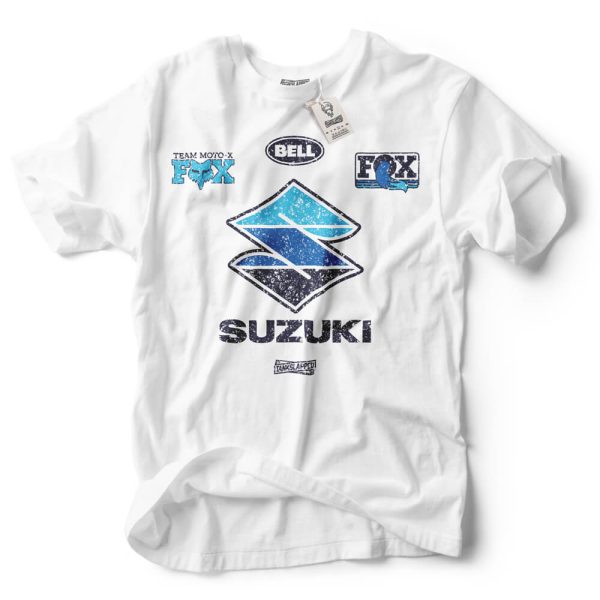 factory suzuki moto fox facing shirt
