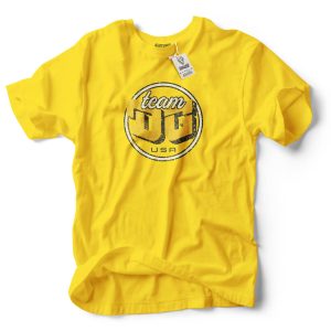 dg performance team yellow shirt